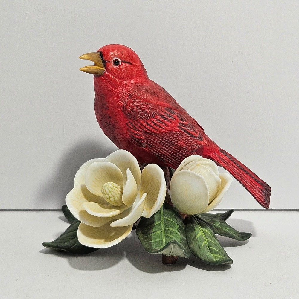 Lenox Garden Bird Collection Summer Tanager Porcelain Figurine 1996 NIB